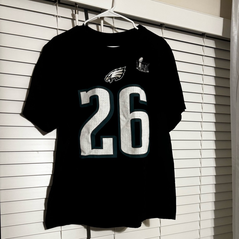 Nike Black Short Sleeve Tee with White and Green Accents